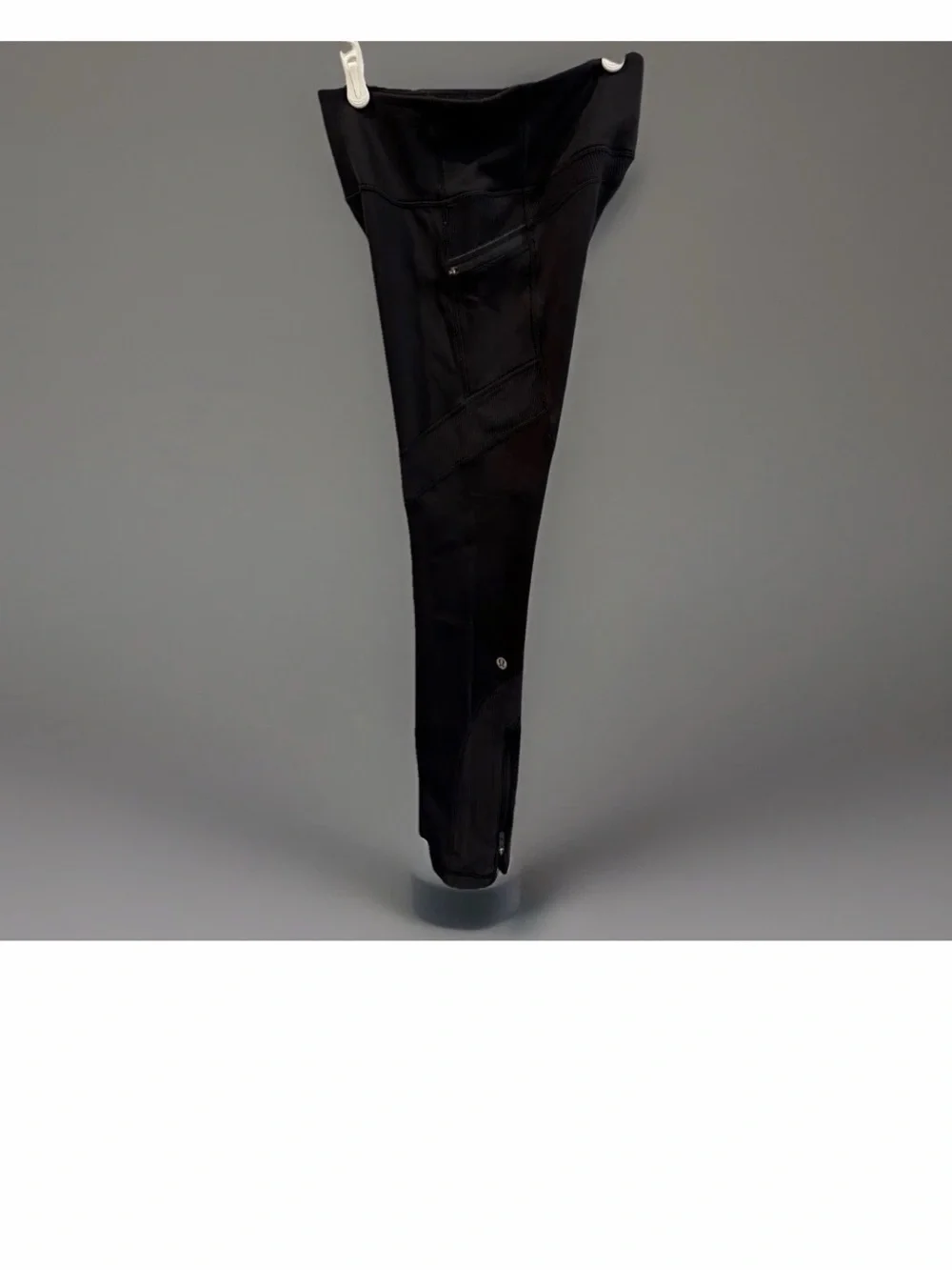 LULULEMON Pants Womens 4 Black High Rise Ankle Leggings Running Keep the Fleece